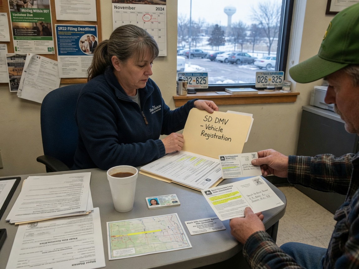 Handling SR22 Insurance When Moving Within South Dakota